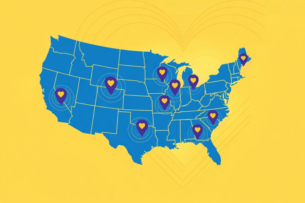 map of briggs home care locations